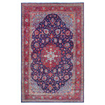 Bareens Designer Rugs - Vintage Antique Persian Kashan Reid Wool Rug - Create a new dimension of style in your space with this breath-taking antique hand knotted Persian rug. Made in Iran, this gorgeous hand-knotted rug features all vegetable dyes and 100% wool, adding luxurious texture and appearance. This gorgeous antique rug features an intricate design with a unique detailed border. Featuring an awe-inspiring color pallet and an intricate design handmade by skilled artisans is a great addition to any decor. Bring luxury and extravagance to your living space with this luxurious rug.