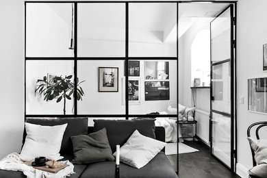 This is an example of a scandinavian home design in Stockholm.
