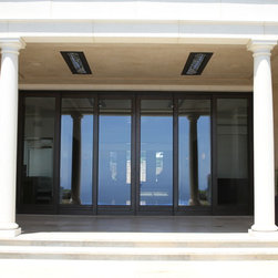 Painted Wood with Bronze Clad Windows - Windows And Doors