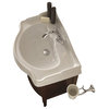 WS Bath Collections Retro Bathroom Vanity with One Faucet Hole