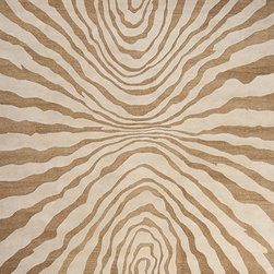 Brown Sugar Barley Square Rug - Rugs
