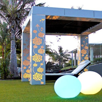 Laser cut metal PERGOLAS