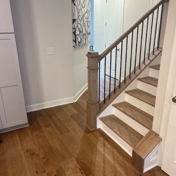 Roswell Townhome Engineered Hardwood, Tile and Carpet