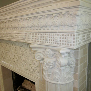 Traditional Fireplace - Encore Ceramics