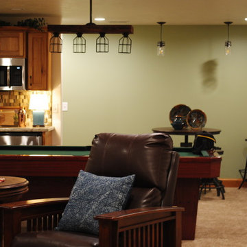 Rustic Basement Remodel