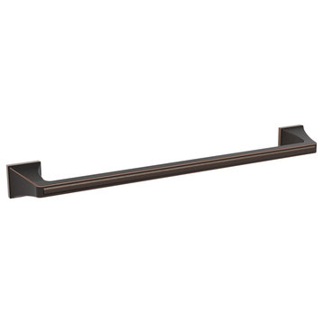 Amerock Mulholland Traditional Towel Bar, Oil Rubbed Bronze, 18" Center-to-Cente