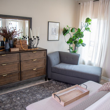 Rustic Modern Bedroom with Miura Set in St. Jude Dream Home Colorado Springs 202