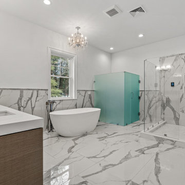 Lexington, MA Master Bathroom by DMD Homes