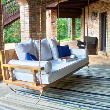 Outdoor Custom Twin or Crib Mattress Bed Porch Swing Daybeds