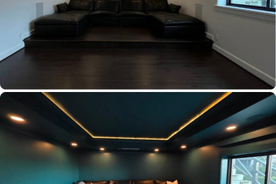 Example of a home theater design in Portland
