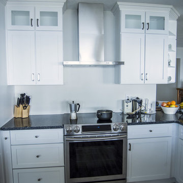 Modern Kitchen Utilizing Available Wall Space