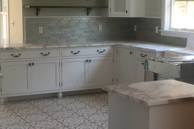 Transitional kitchen photo in New York