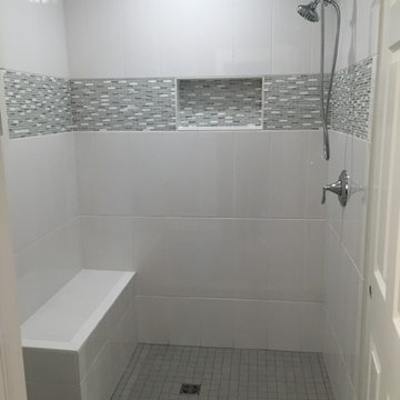Transitional Bathroom Tile Remodel