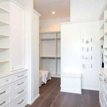 His & Hers Master Walk-in Closet