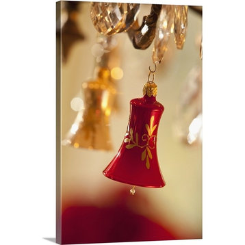 "Holiday Bells on chandeliers" Wrapped Canvas Art Print, 20"x30"x1.5"