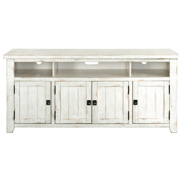 West Mill 65-inch TV Stand, Antique White