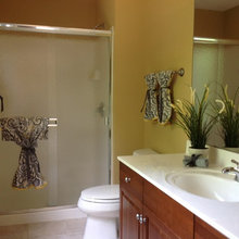 Staged bathrooms