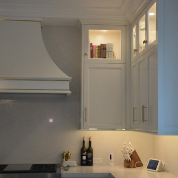 Luxury Custom Kitchen Renovation With Brass Inlays & Hidden Butler Pantry | Cali
