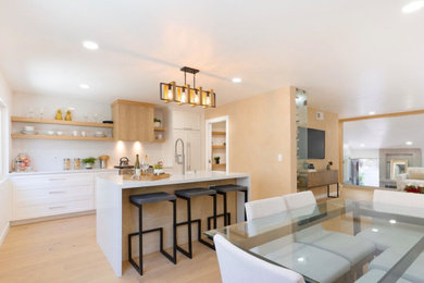 Inspiration for a large modern kitchen remodel in Los Angeles