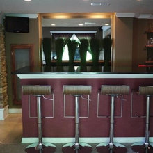 The basement Jeff finished himself