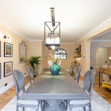Luxury Home with Multicultural Interior Design and Sustainable Innovation