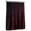 Standard-Sized Polyester Fabric Shower Curtain Liner in Brown