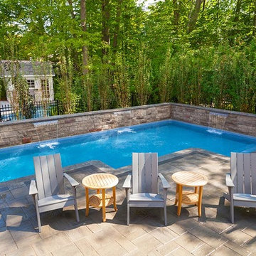 Custom Modified Rectangular Pool