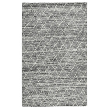 Hastings Wool Area Rug by Kosas Home, Gray, 5x8