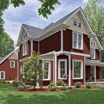 Haven® Insulated Siding in Redwood