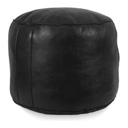 Tabouret Fez Pouf in Black - Floor Pillows And Poufs