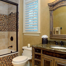 barn house bath