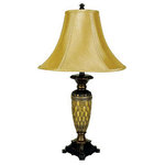 ORE International - Classic Small Table Lamp - Honey - Classic Small Table Lamp - Honey� Antique-Inspired Table Lamp
