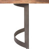 Bent Dining Table - Light Brown, Small