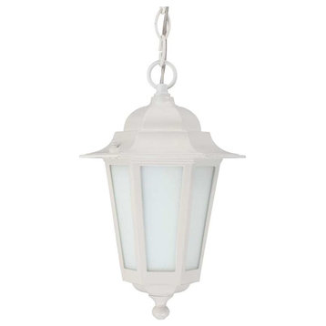 Nuvo 60/2207 Cornerstone Es 1-Light White Outdoor Hanging Lantern