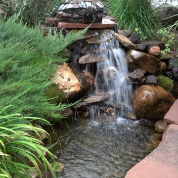 Water feature water fall