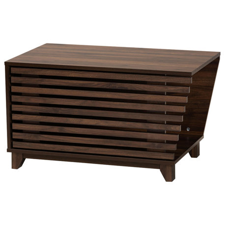 Dominica Modern Cat House, Walnut Brown