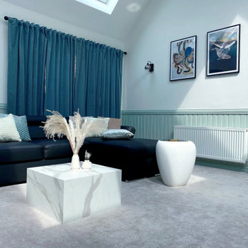 Living Room and Cinema Room Interior Design Consultation Hertfordshire