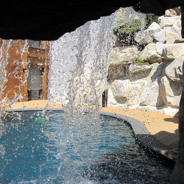 Japanese style garden design & Waterfall construction in Tyrol