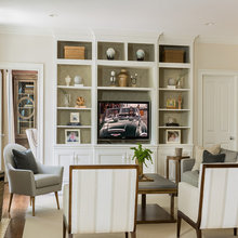 shelves in wall