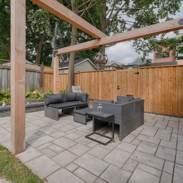 Eglinton Park - Wood Structure with Chandelier & Interlock Patio