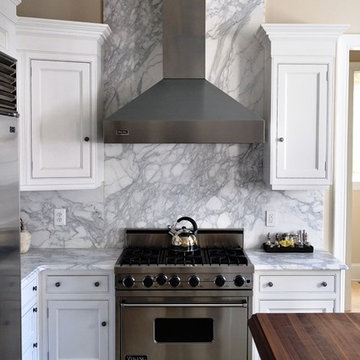 Bethesda MD - Calacatta Gold Marble Kitchen