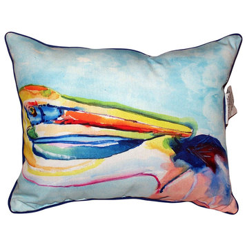 Pelican Head Extra Large Zippered Pillow 20x24