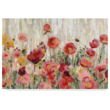 "Sprinkled Flowers Crop" by Silvia Vassileva, Canvas Art, 30"x47"