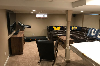 Elegant basement photo in Other