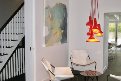 Inspiration for a modern living room in London.