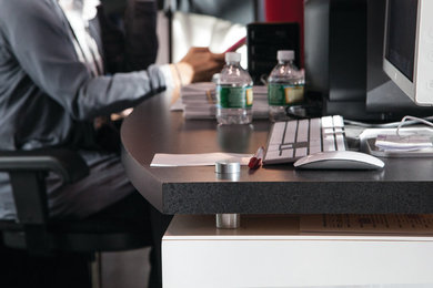 Home office - modern home office idea in Other