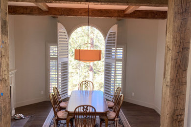 Eclectic dining room photo in Denver