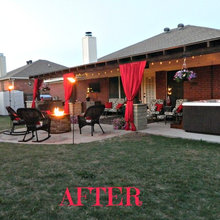 Covered back patio