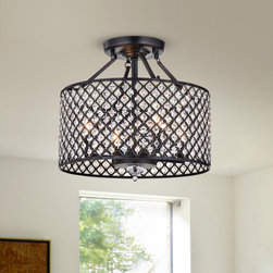Alrai 4 Light Semi-Flush Mount - Chandeliers