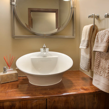 Contemporary powder bathroom
